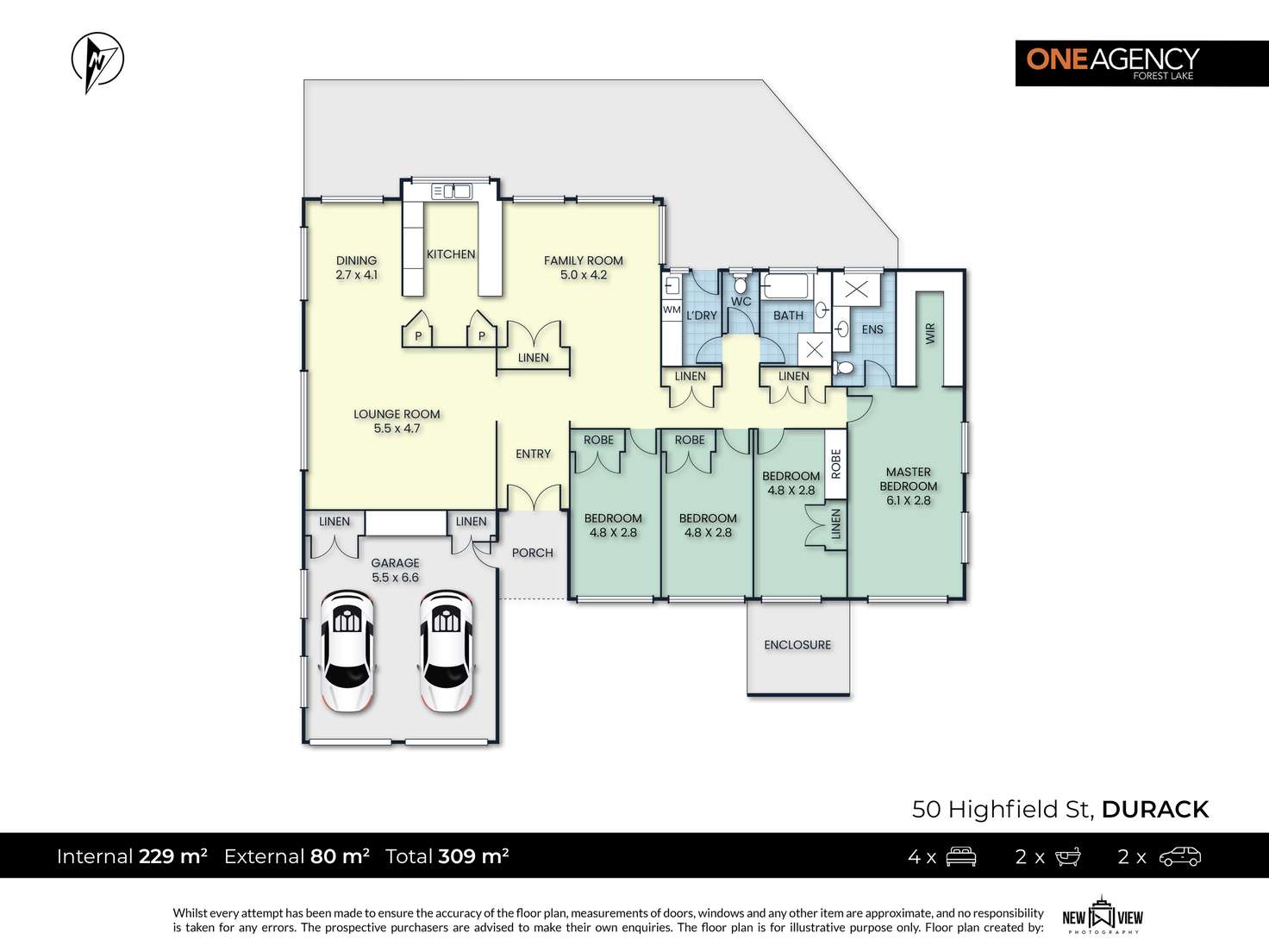 Floorplan of Homely house listing, 50 Highfield St, Durack QLD 4077
