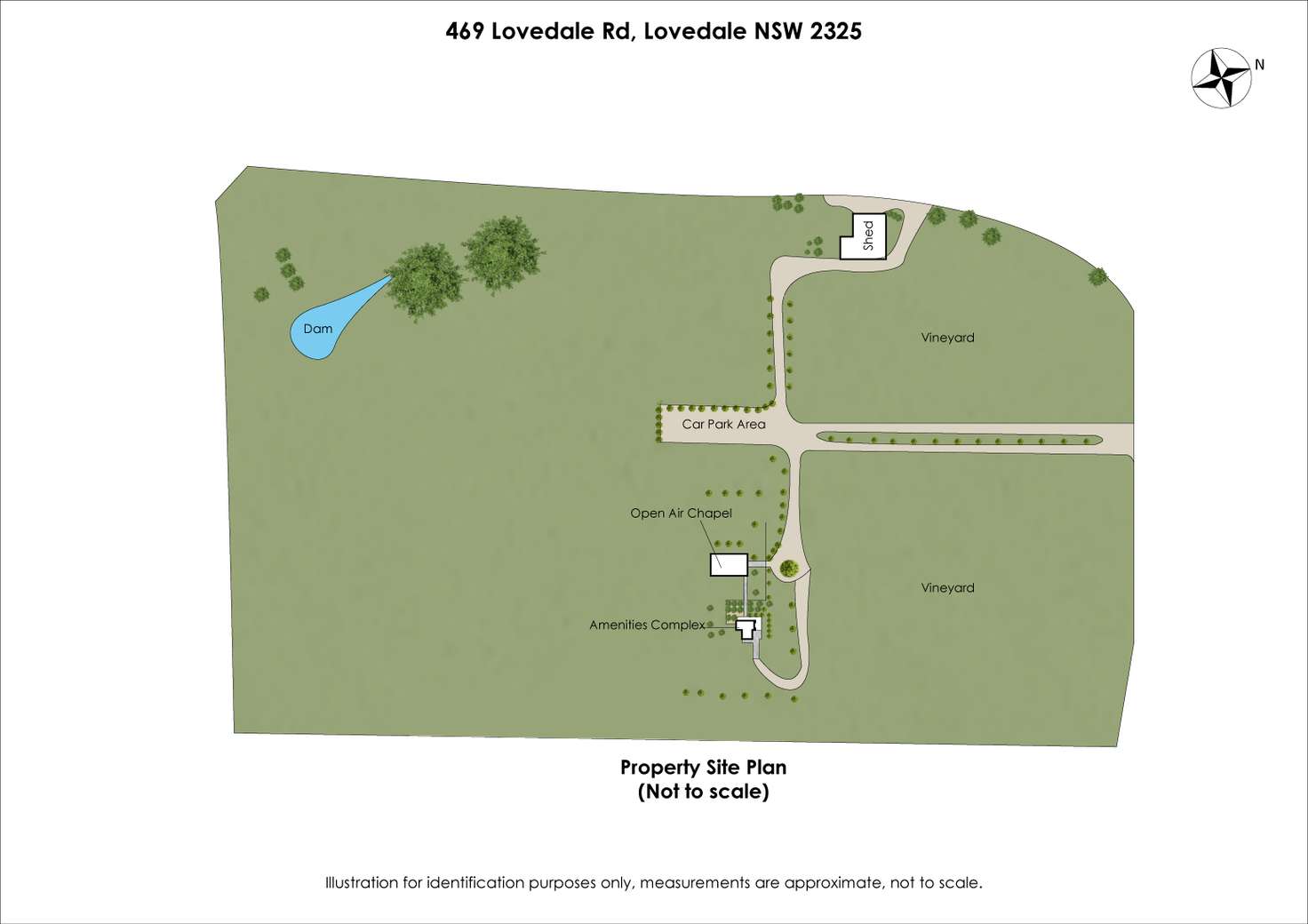 Floorplan of Homely residentialLand listing, 469 Lovedale Rd, Lovedale NSW 2325