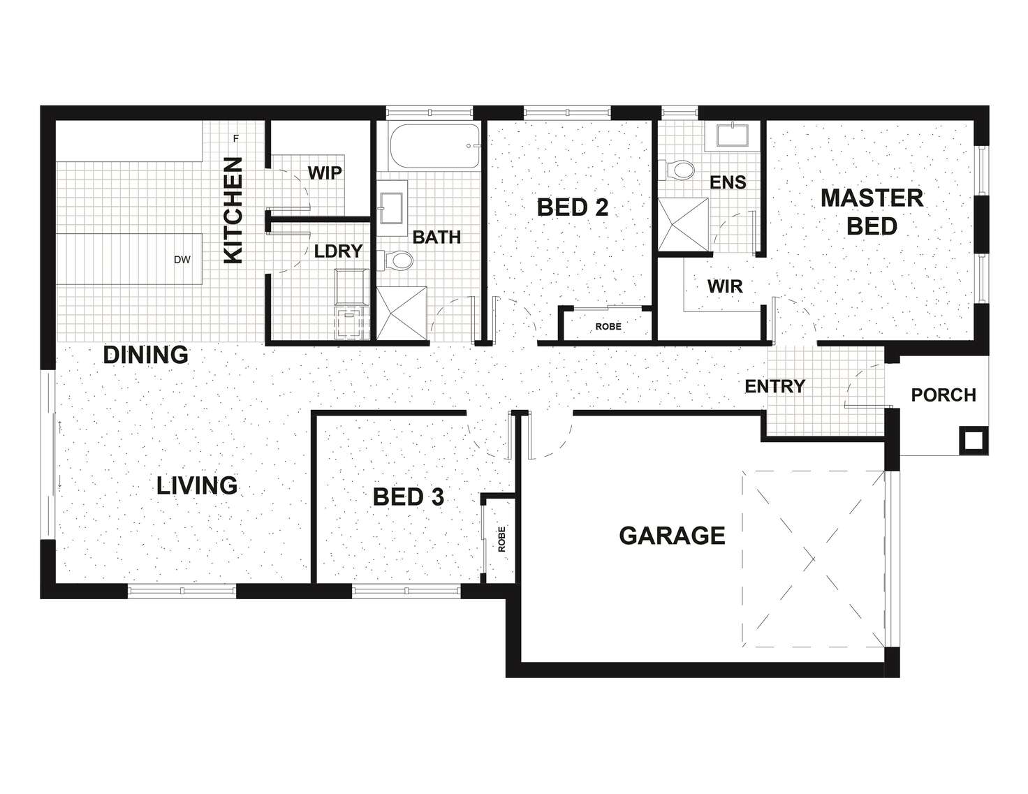 Floorplan of Homely house listing, Lot 1, 2546 Frankston-Flinders Road, Bittern VIC 3918