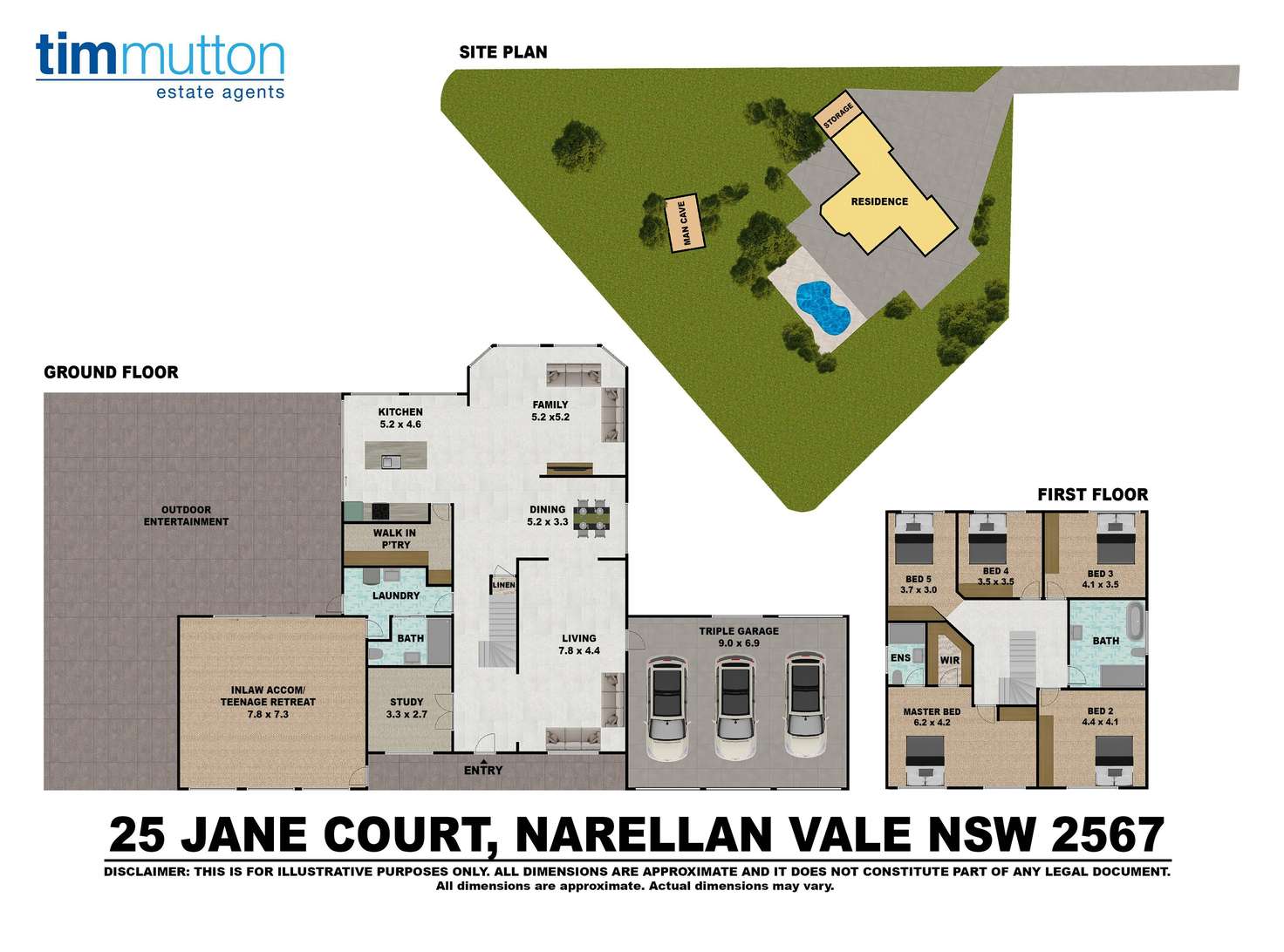 Floorplan of Homely house listing, 23 Jane Ct, Narellan Vale NSW 2567