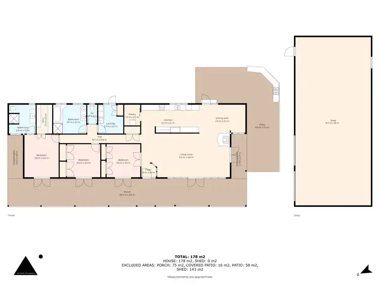 Floorplan of Homely rural property listing, 102 Ballantyne Rd, Nethercote NSW 2549
