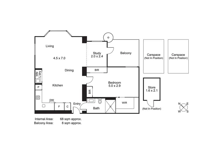 Floorplan of Homely apartment listing, 101/97 Beach Rd, Mentone VIC 3194