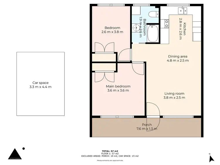 Floorplan of Homely unit listing, Unit 7/6-12 Irene Cres, Eden NSW 2551