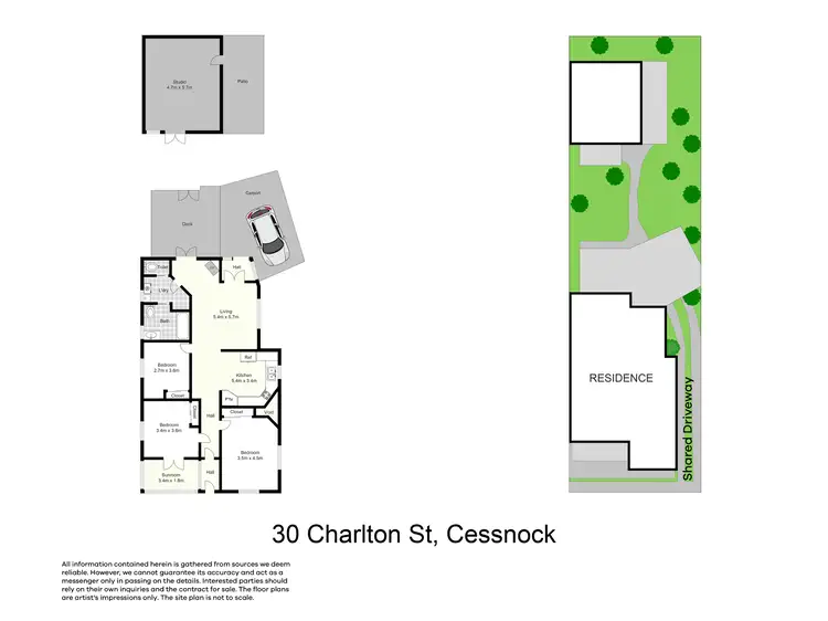 Floorplan of Homely house listing, 30 Charlton St, Cessnock NSW 2325