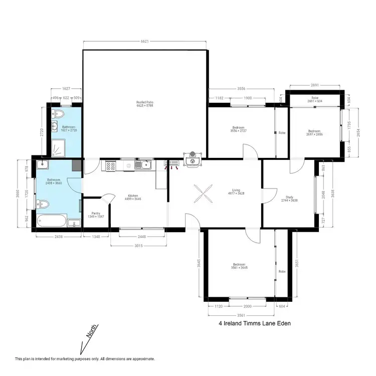 Floorplan of Homely house listing, 4 Ireland Timms Lane, Eden NSW 2551