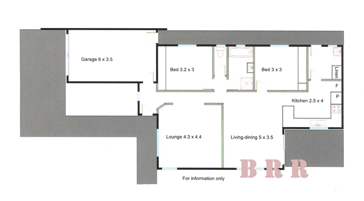 Floorplan of Homely townhouse listing, 6/105 Bridge Street, Benalla VIC 3672