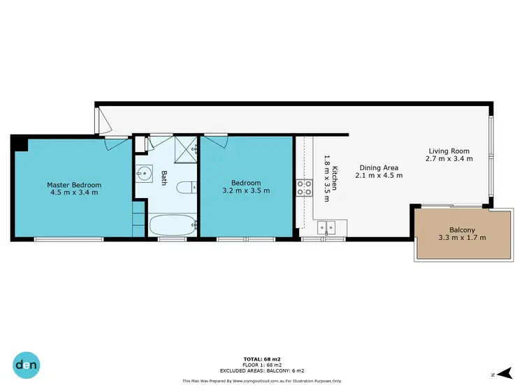 Floorplan of Homely unit listing, Unit 1/7 Salisbury Rd, Kensington NSW 2033
