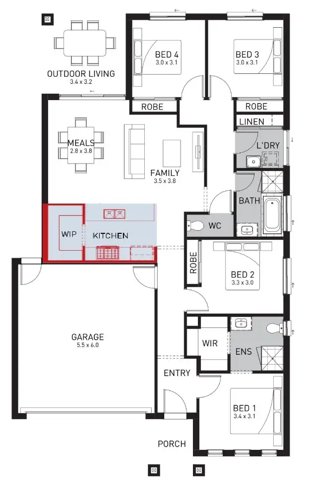 Floorplan of Homely house listing, 52 Dalmatian St, Cranbourne East VIC 3977