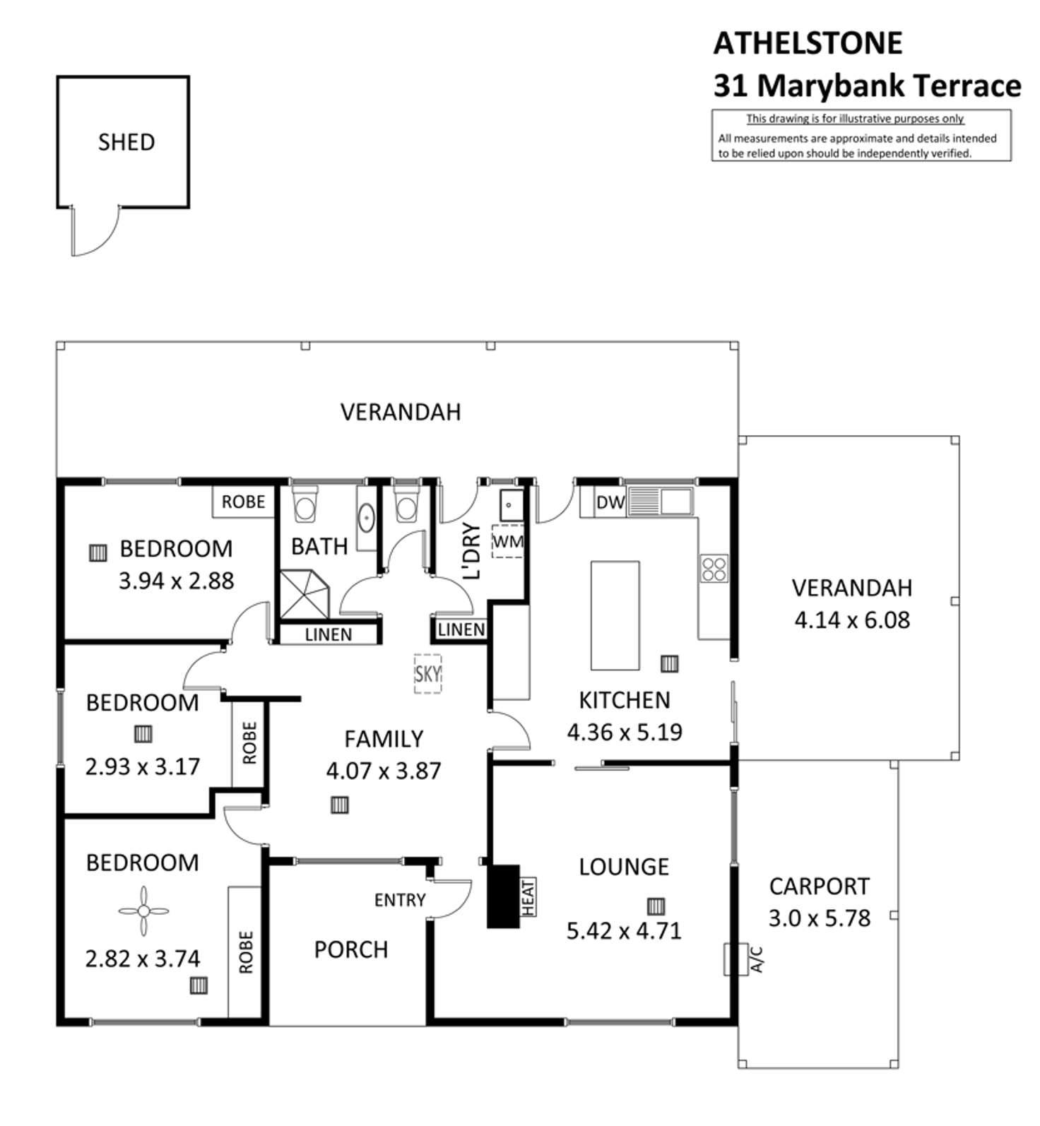 Floorplan of Homely house listing, 31 Marybank Terrace, Athelstone SA 5076