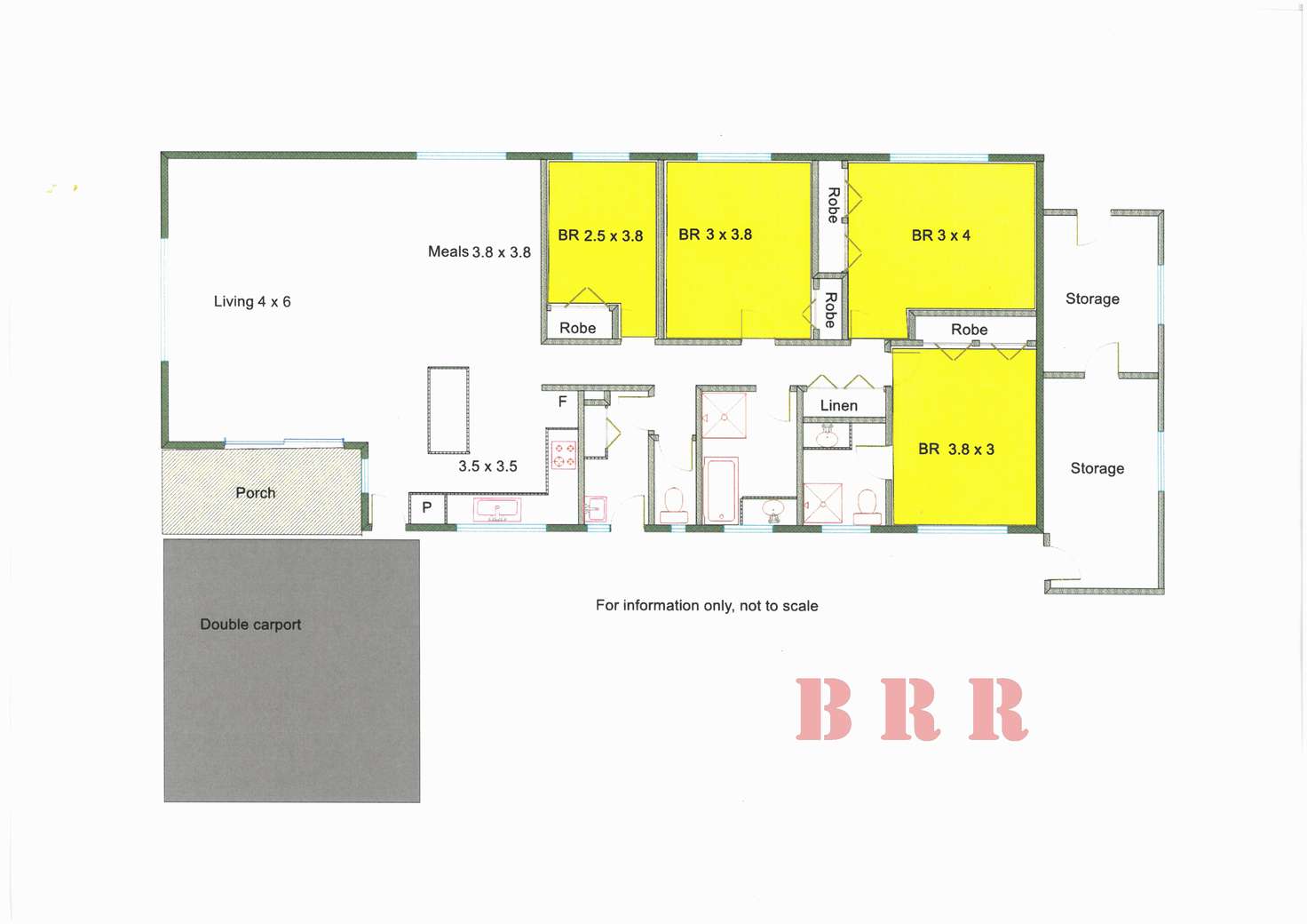 Floorplan of Homely house listing, 12 Waller Street, Benalla VIC 3672
