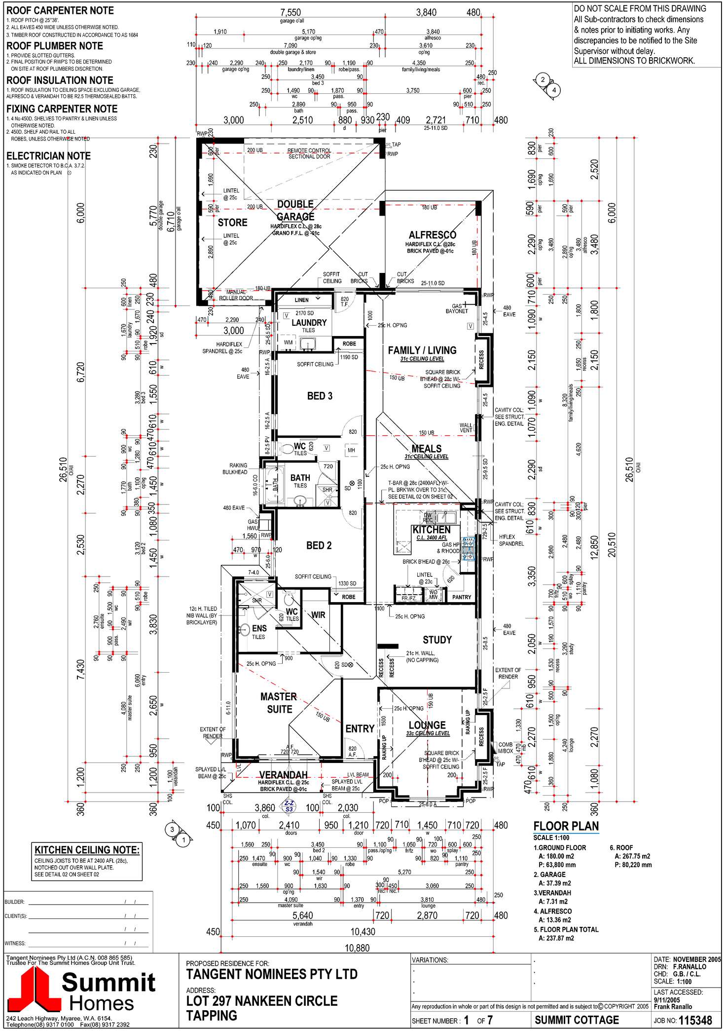 Floorplan of Homely house listing, 5 Nankeen Circle, Tapping WA 6065