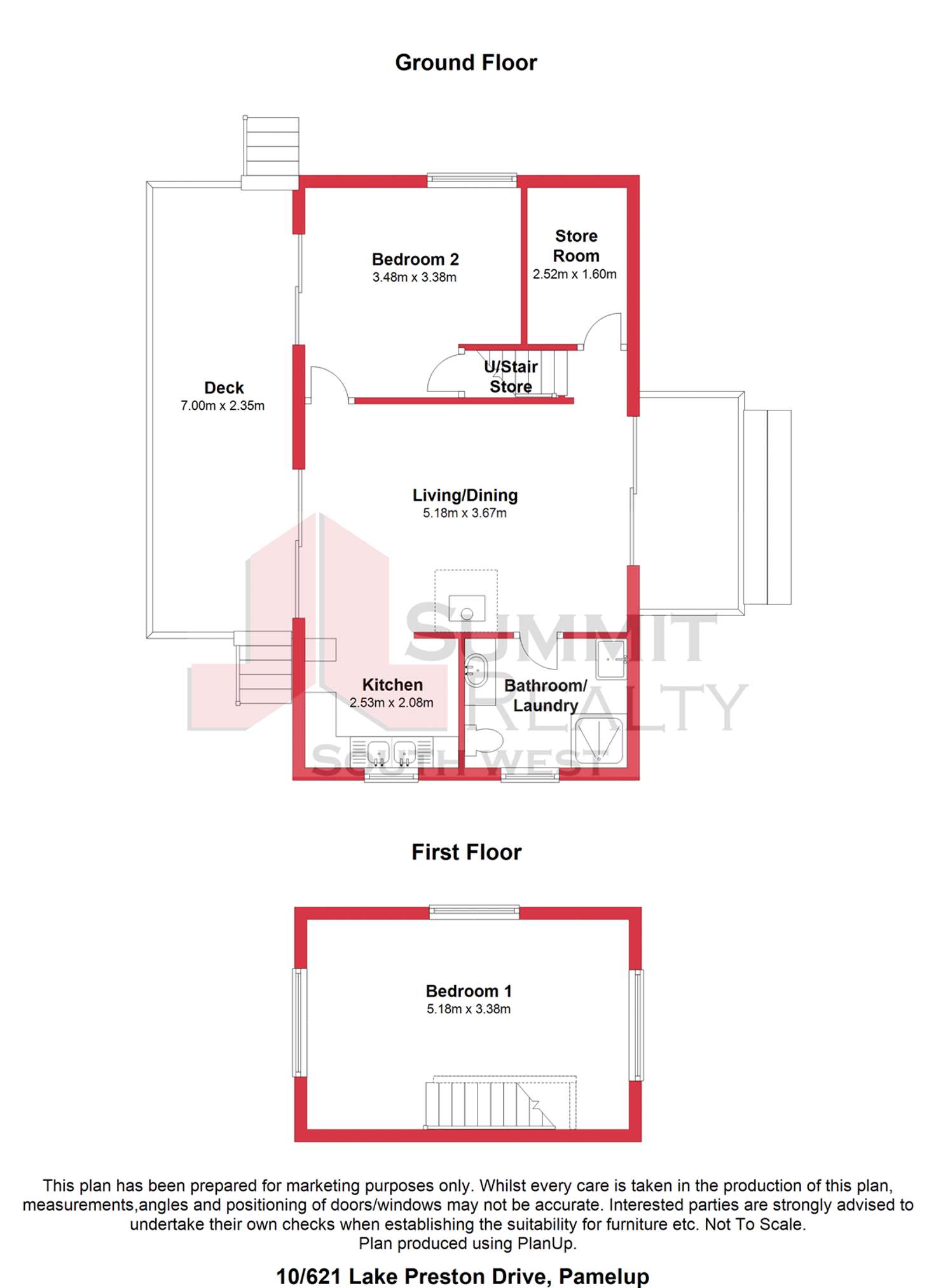 Floorplan of Homely house listing, 10/621 Lake Preston Road, Myalup WA 6220