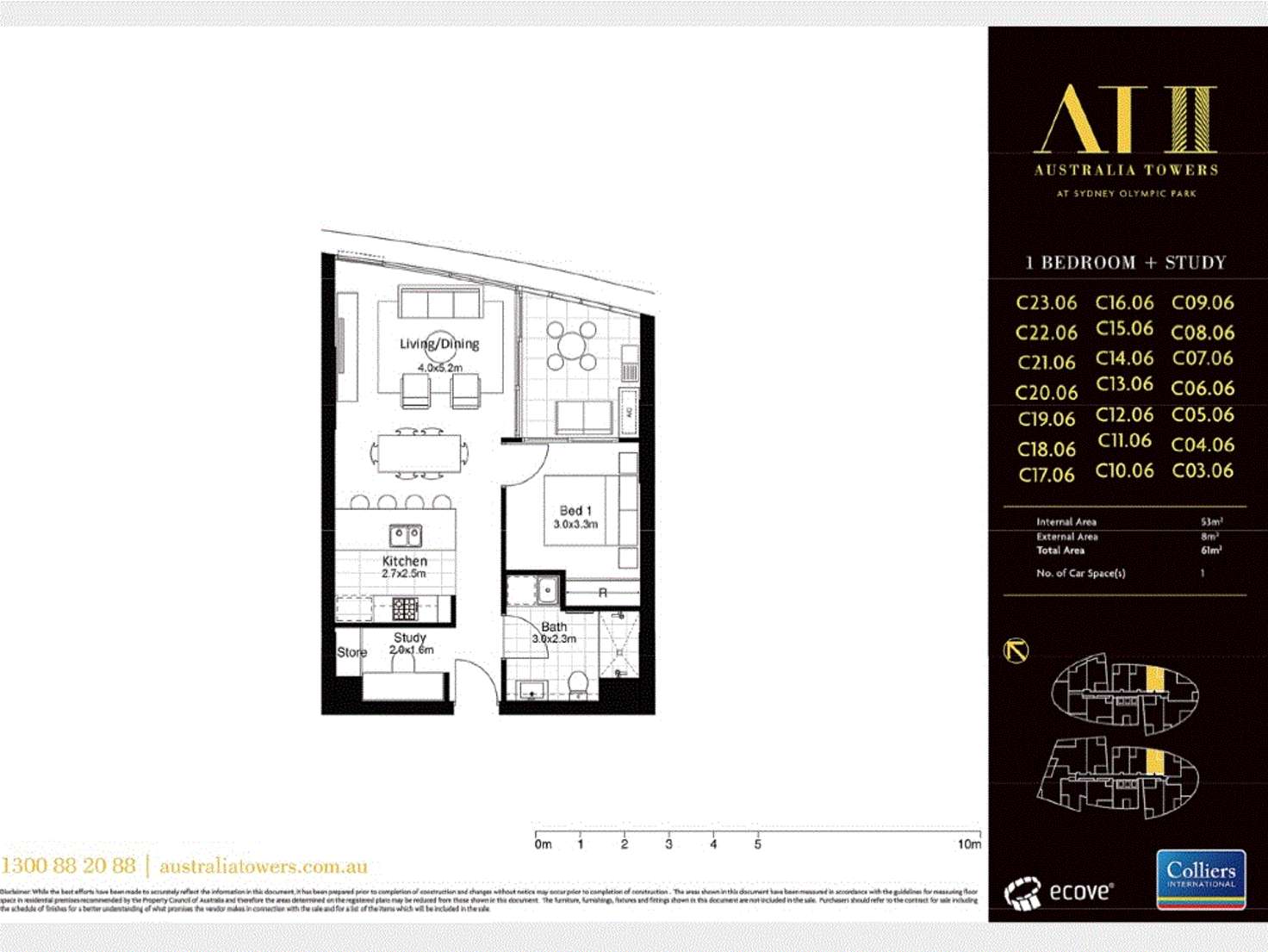 Floorplan of Homely apartment listing, 706/7 Australia Avenue, Sydney Olympic Park NSW 2127