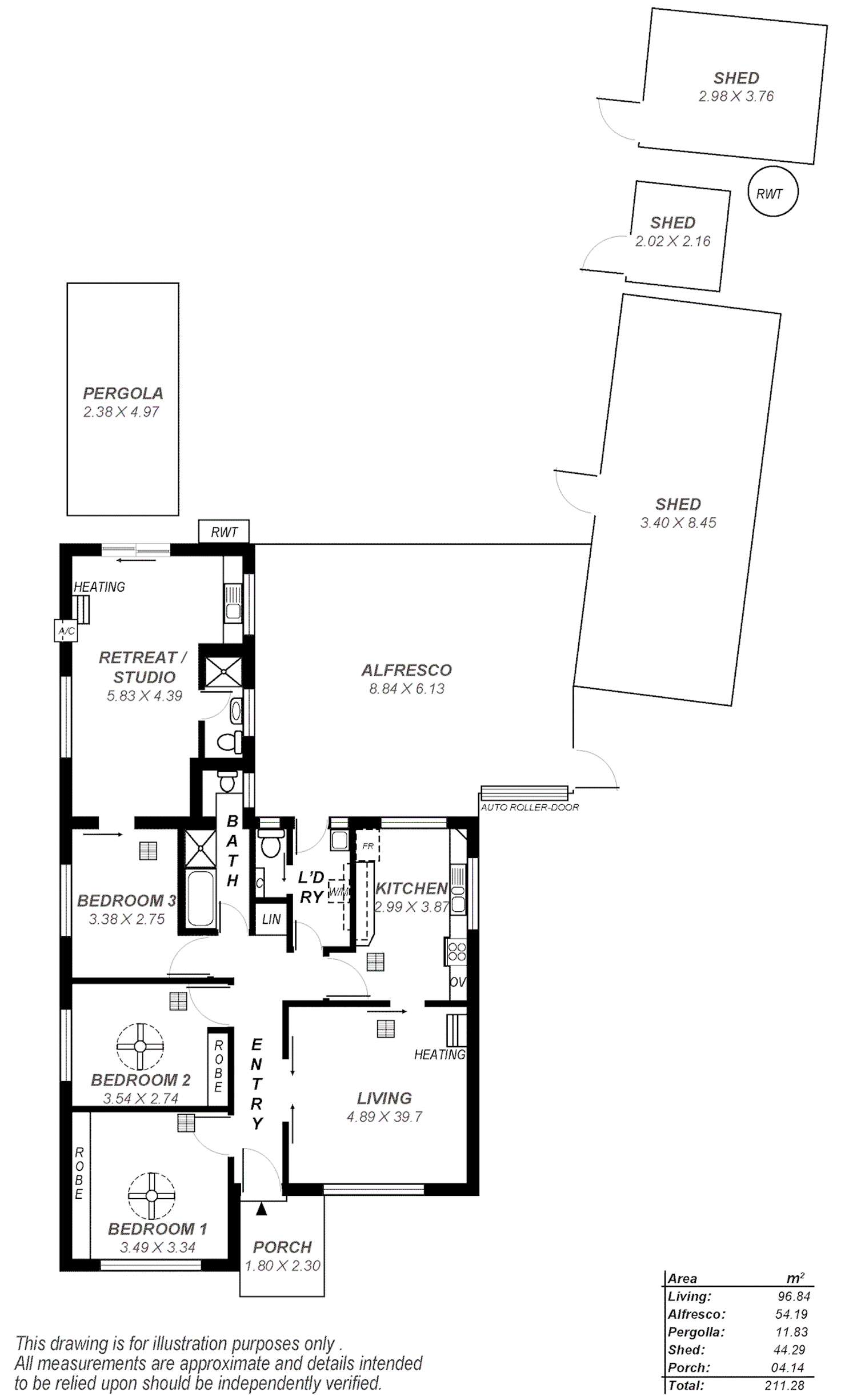 Floorplan of Homely house listing, 19 Rutherford St, Valley View SA 5093