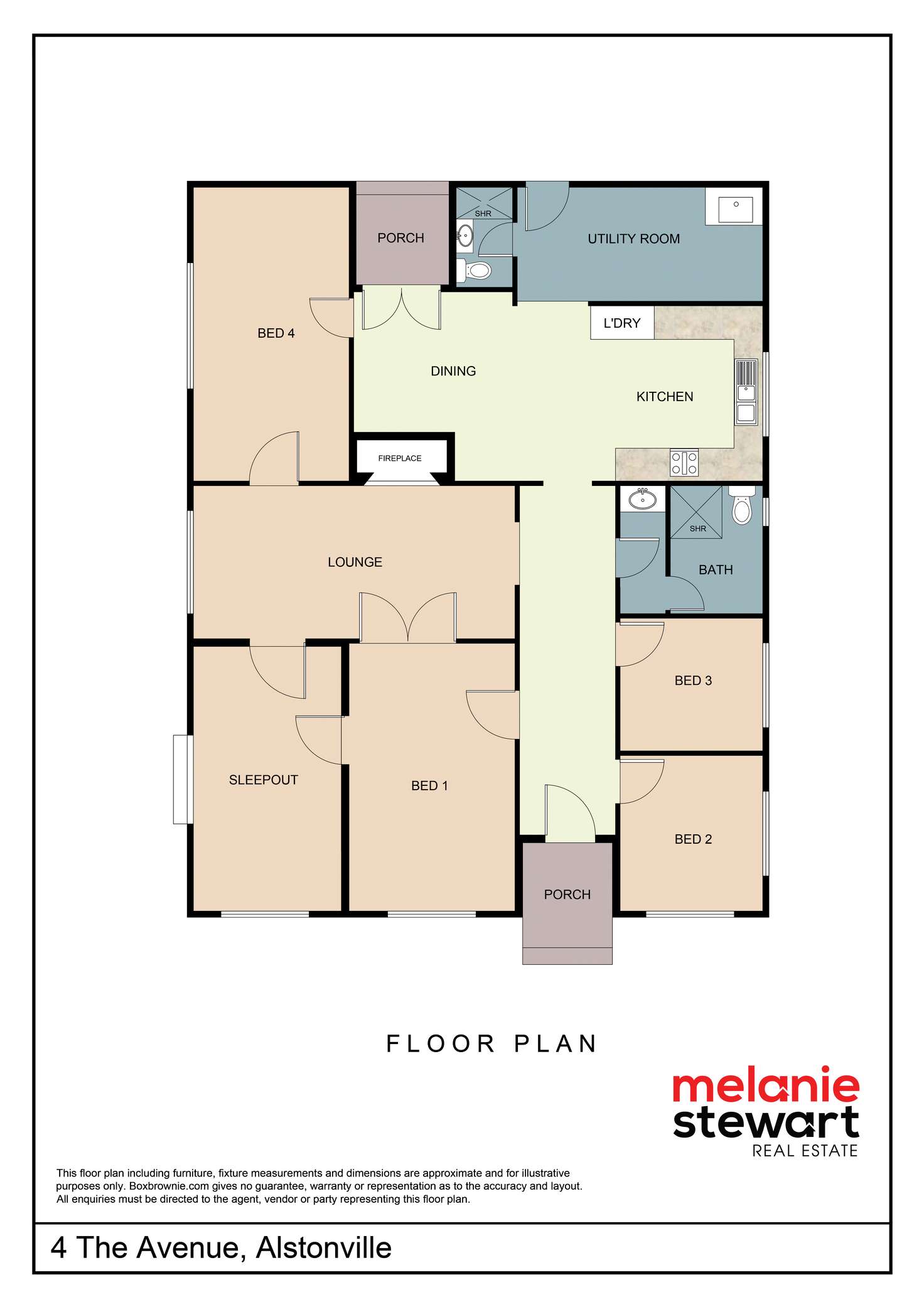 Floorplan of Homely house listing, 4 The Avenue, Alstonville NSW 2477