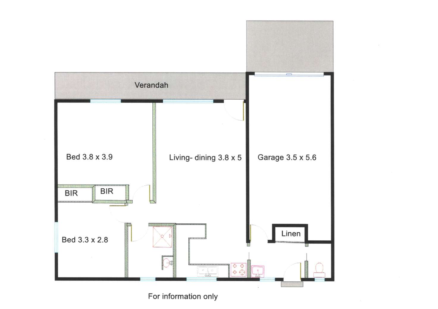 Floorplan of Homely unit listing, 3-30 Byrne Street, Benalla VIC 3672