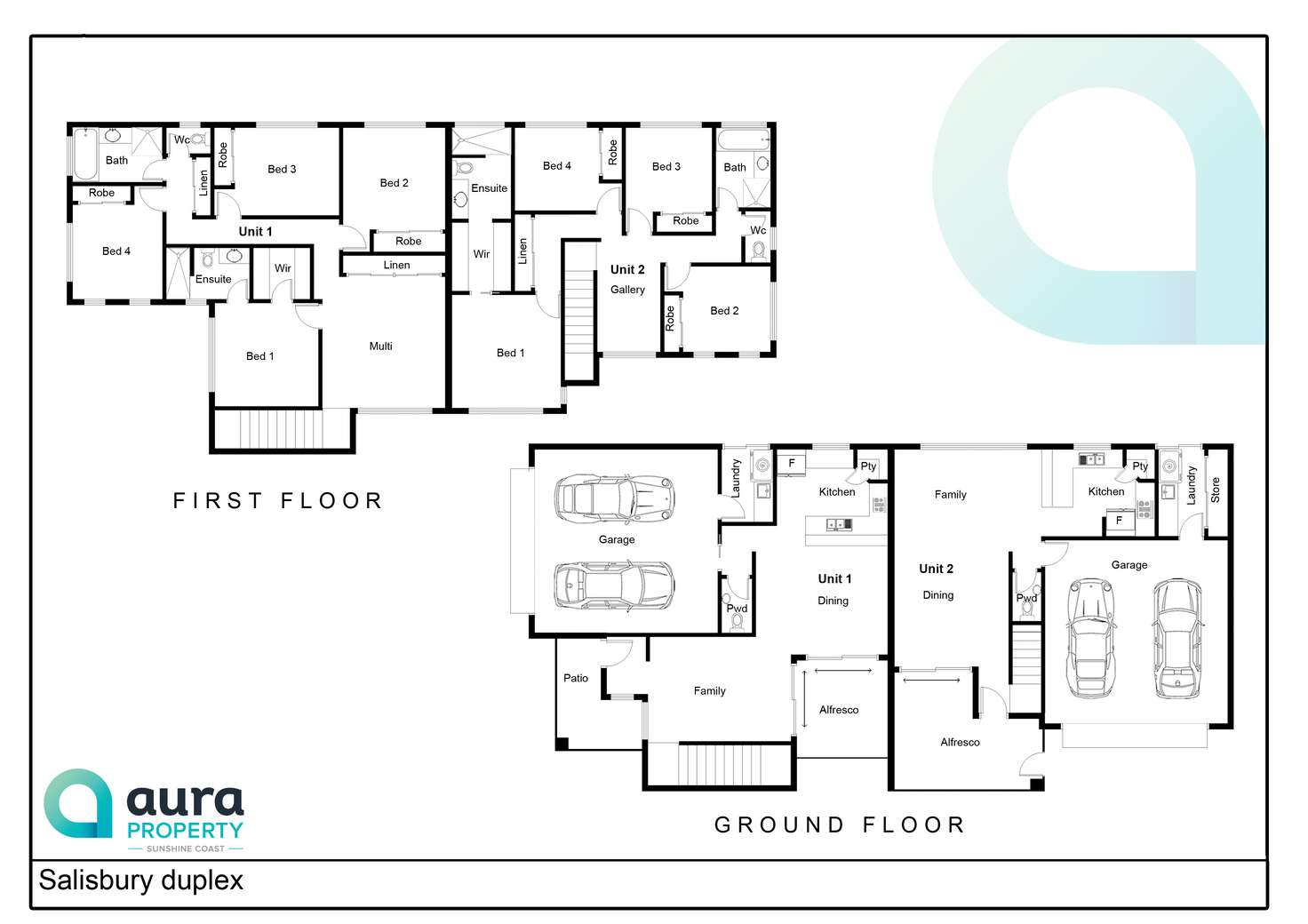 Floorplan of Homely house listing, 1/7 Salisbury Terrace, Caloundra West QLD 4551