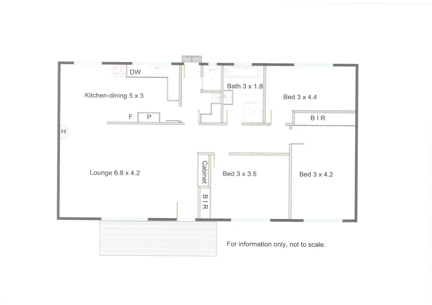 Floorplan of Homely house listing, 39 Palmerston St, Baddaginnie VIC 3670