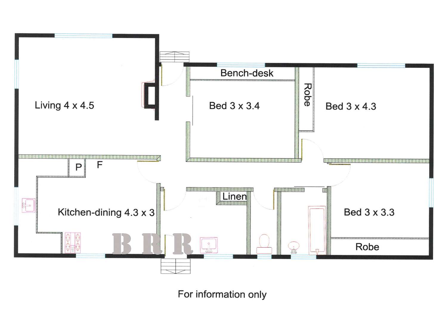 Floorplan of Homely house listing, 2 Ross Court, Benalla VIC 3672