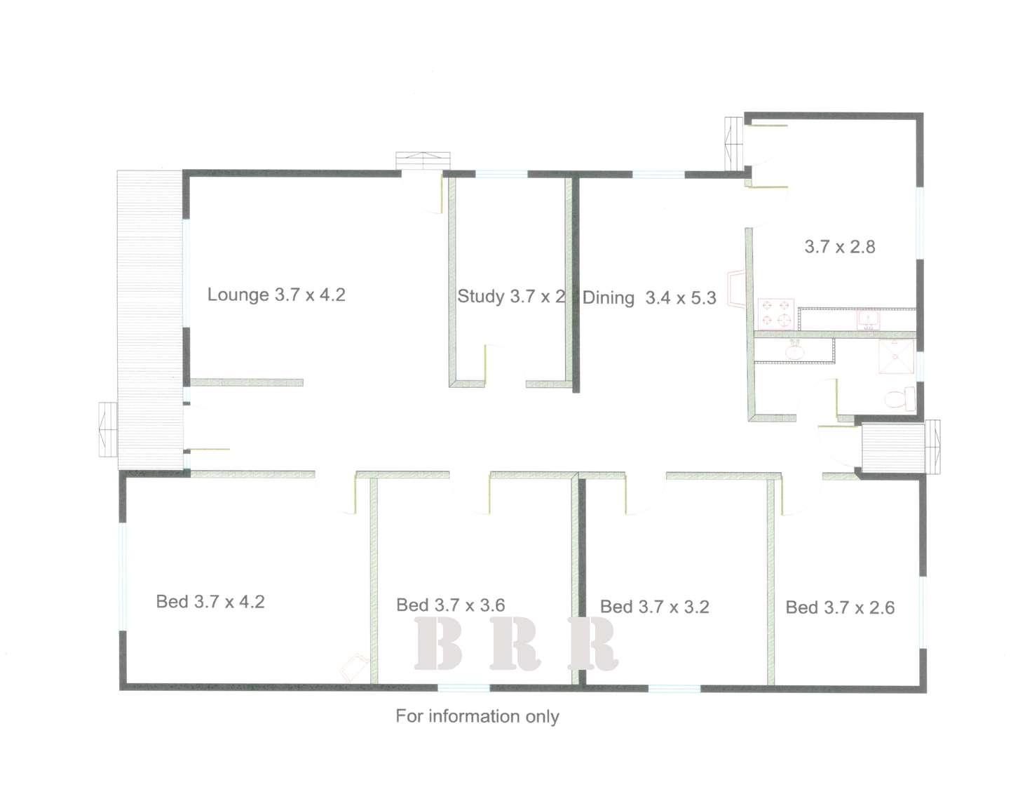 Floorplan of Homely house listing, 25 Church St, Benalla VIC 3672