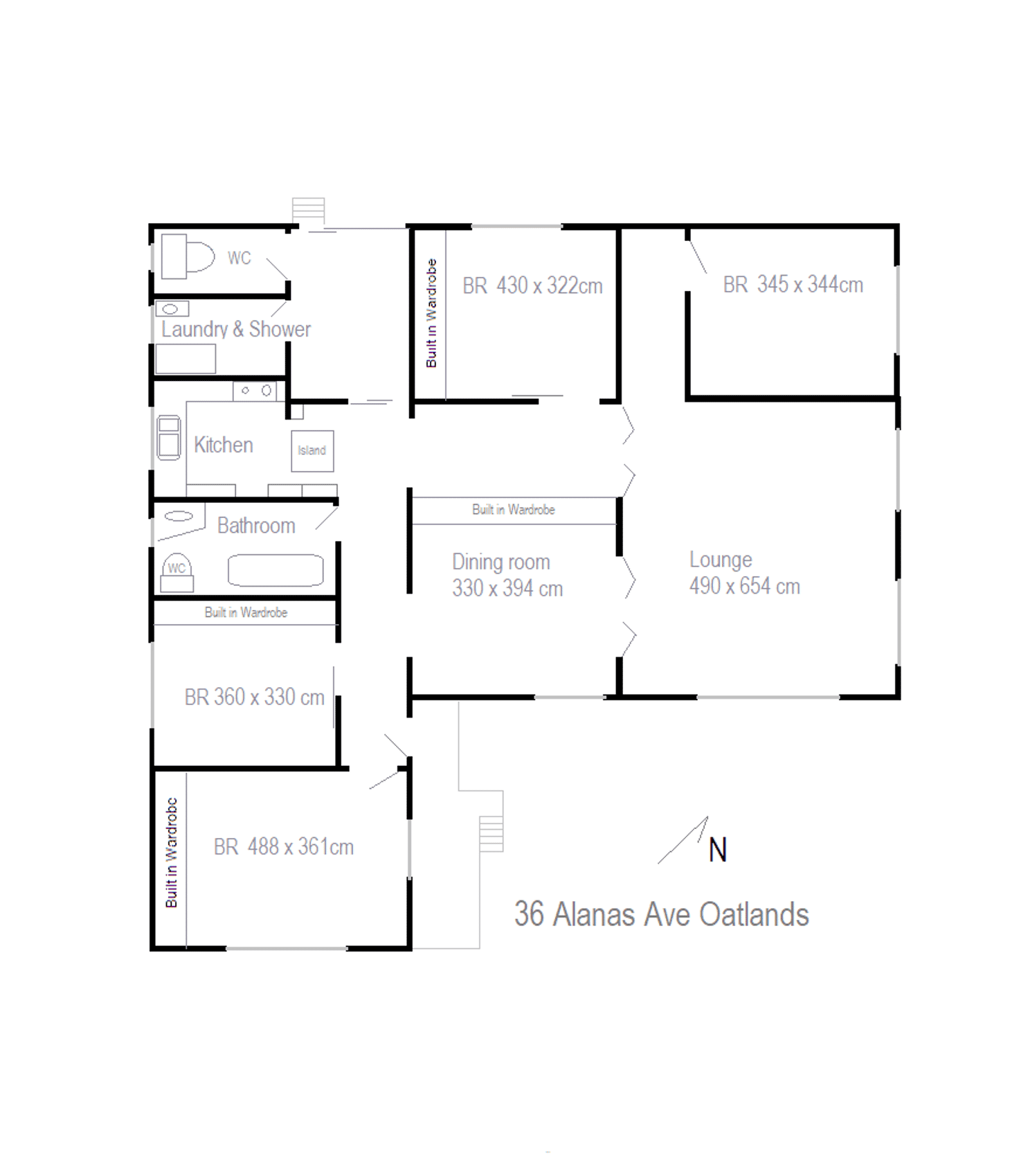 Floorplan of Homely house listing, 36 Alanas Avenue, Oatlands NSW 2117