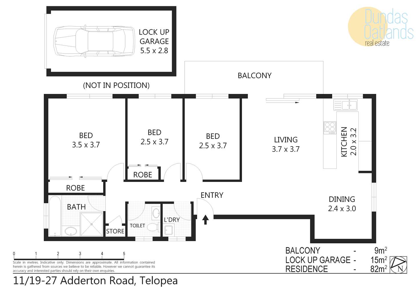 Floorplan of Homely unit listing, 11/19-27 Adderton Road, Telopea NSW 2117