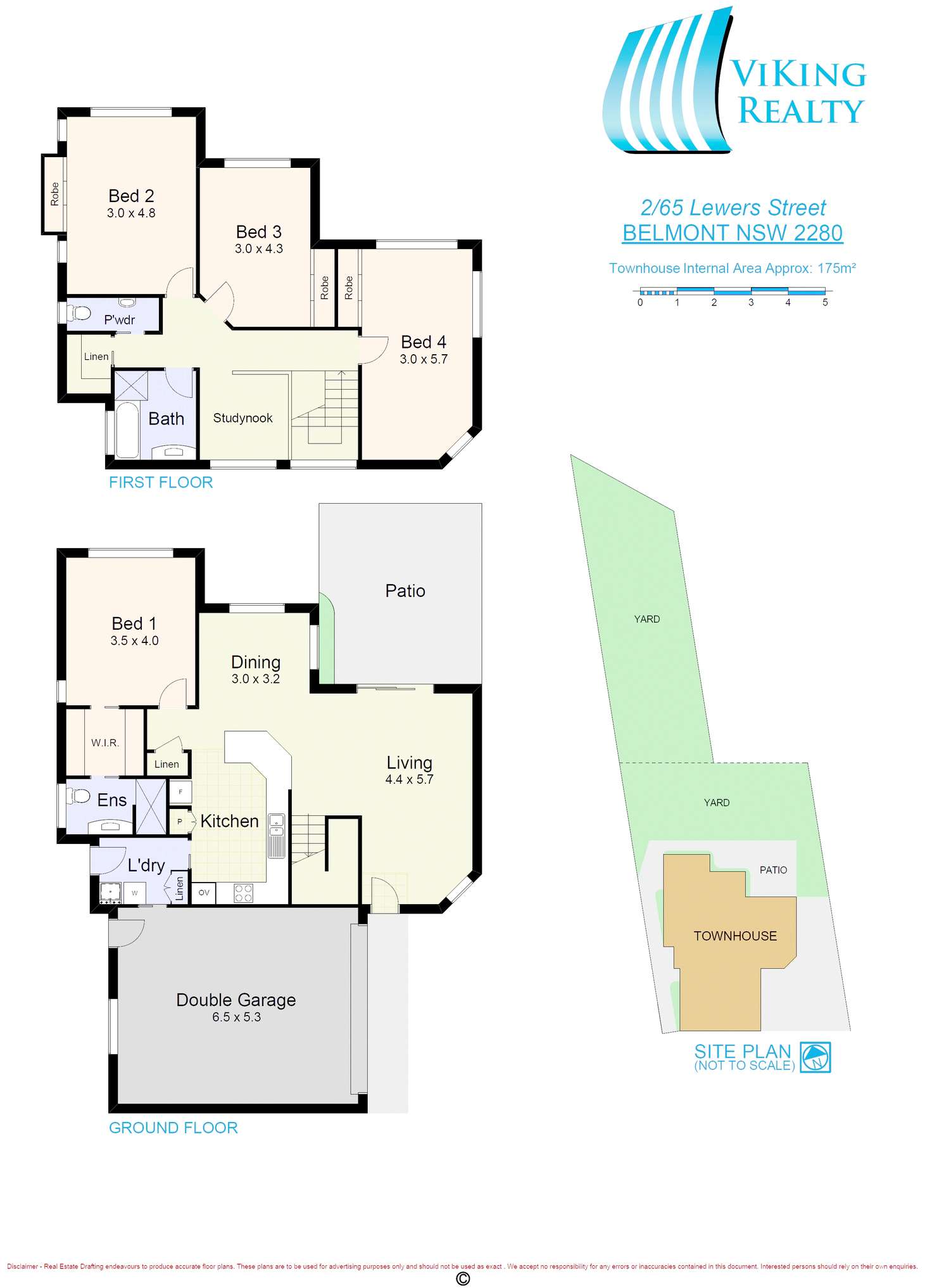 Floorplan of Homely townhouse listing, 2/65 Lewers St, Belmont NSW 2280