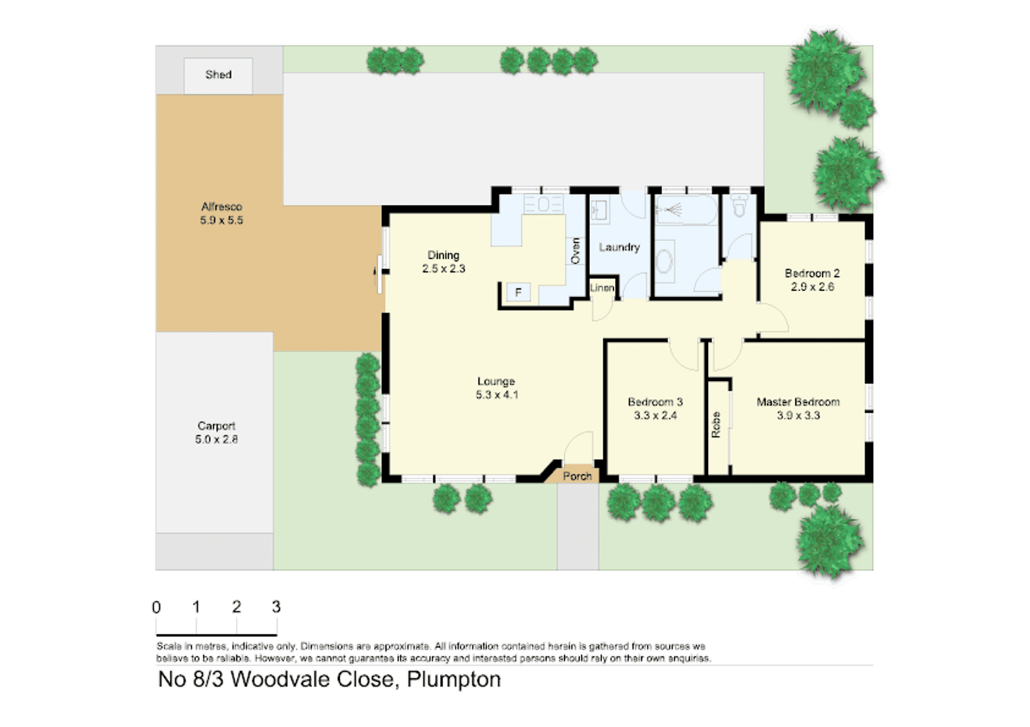 Floorplan of Homely villa listing, 8/3 Woodvale Cl, Plumpton NSW 2761