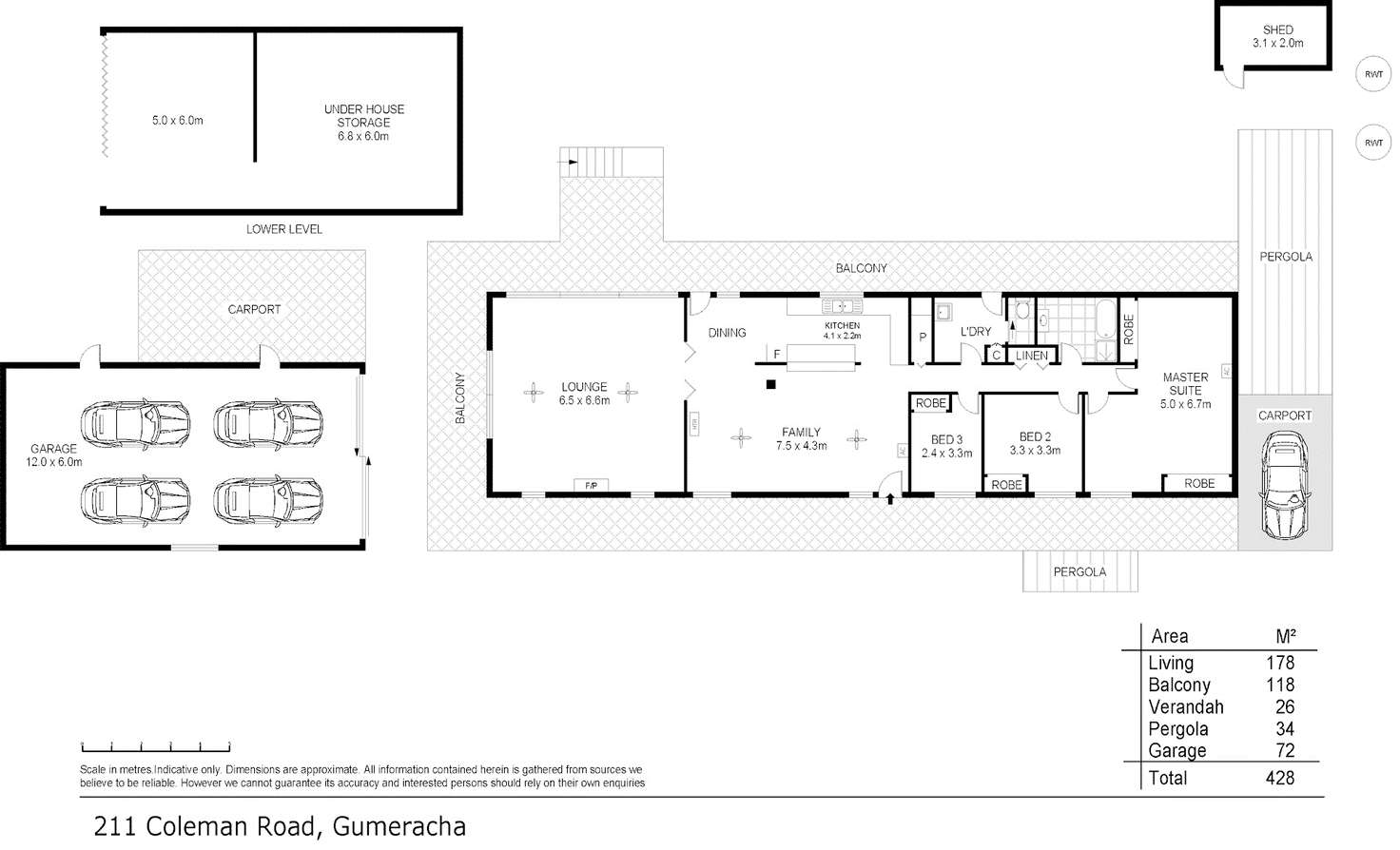 Floorplan of Homely house listing, 211 Coleman Rd, Gumeracha SA 5233