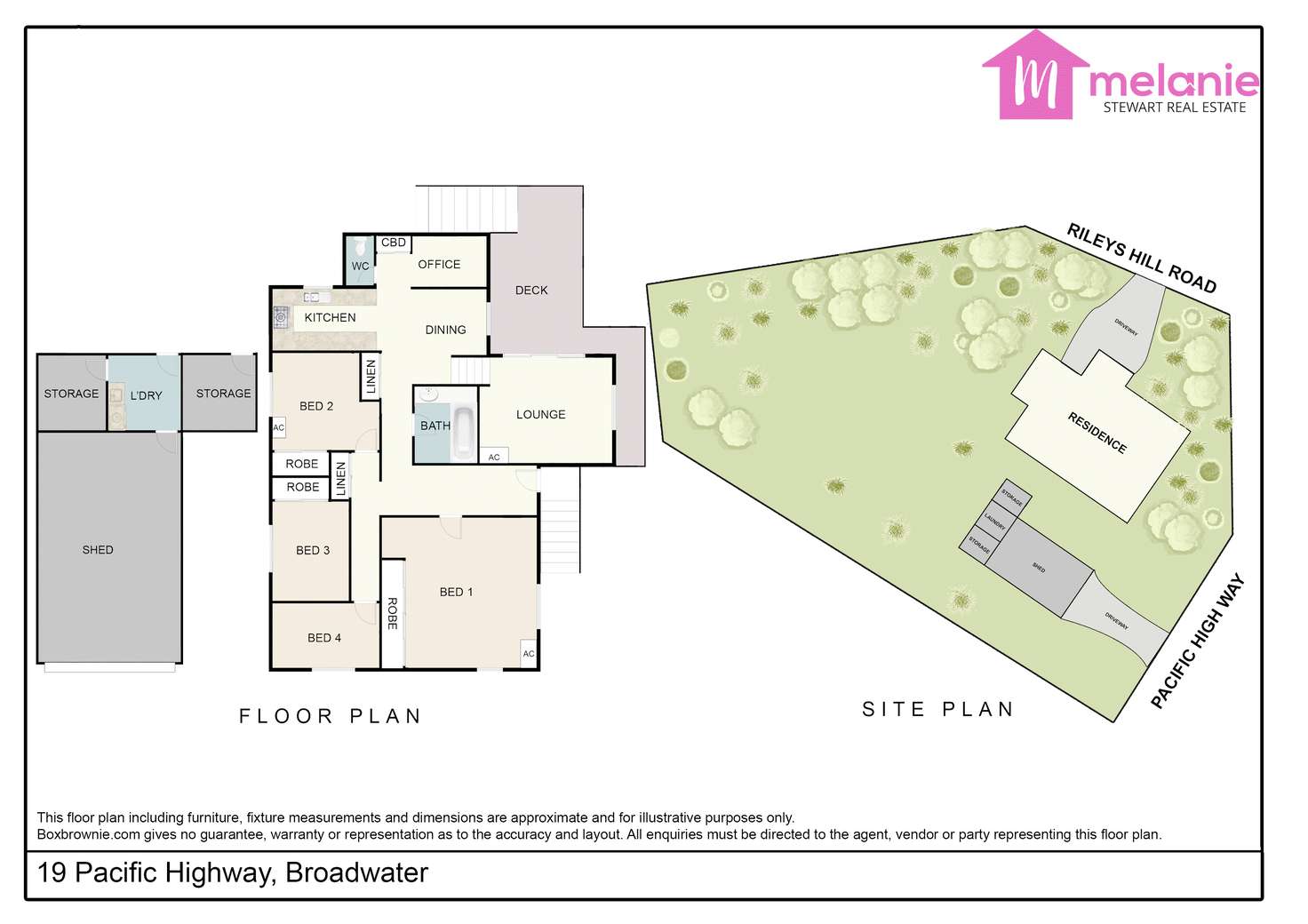 Floorplan of Homely house listing, 19 Pacific Hwy, Broadwater NSW 2472