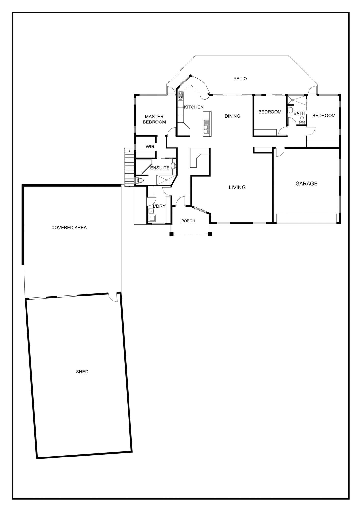 Floorplan of Homely house listing, 1 Oleander Drive, Yungaburra QLD 4884