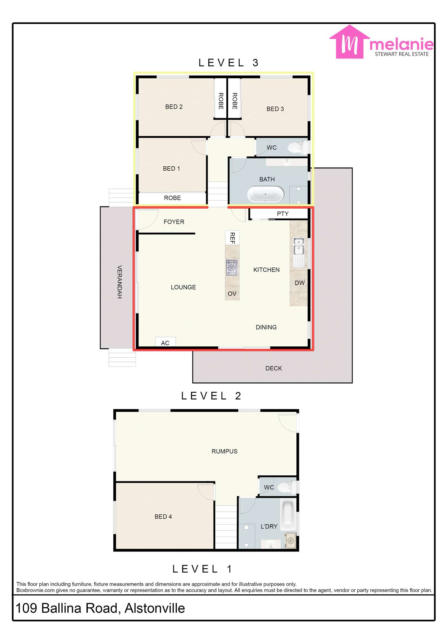 Floorplan of Homely house listing, 109 Ballina Rd, Alstonville NSW 2477