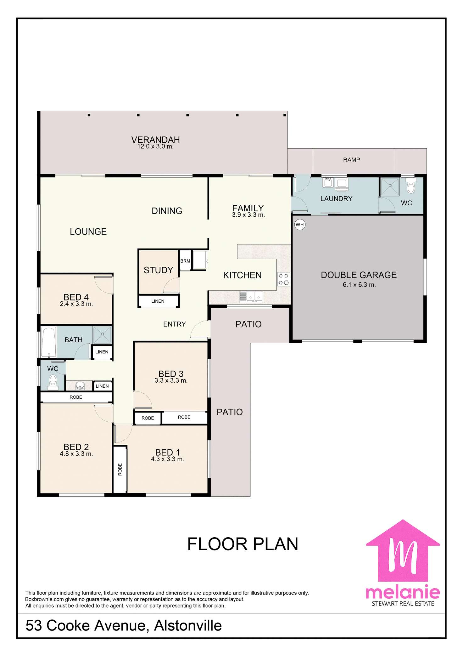 Floorplan of Homely house listing, 53 Cooke Avenue, Alstonville NSW 2477