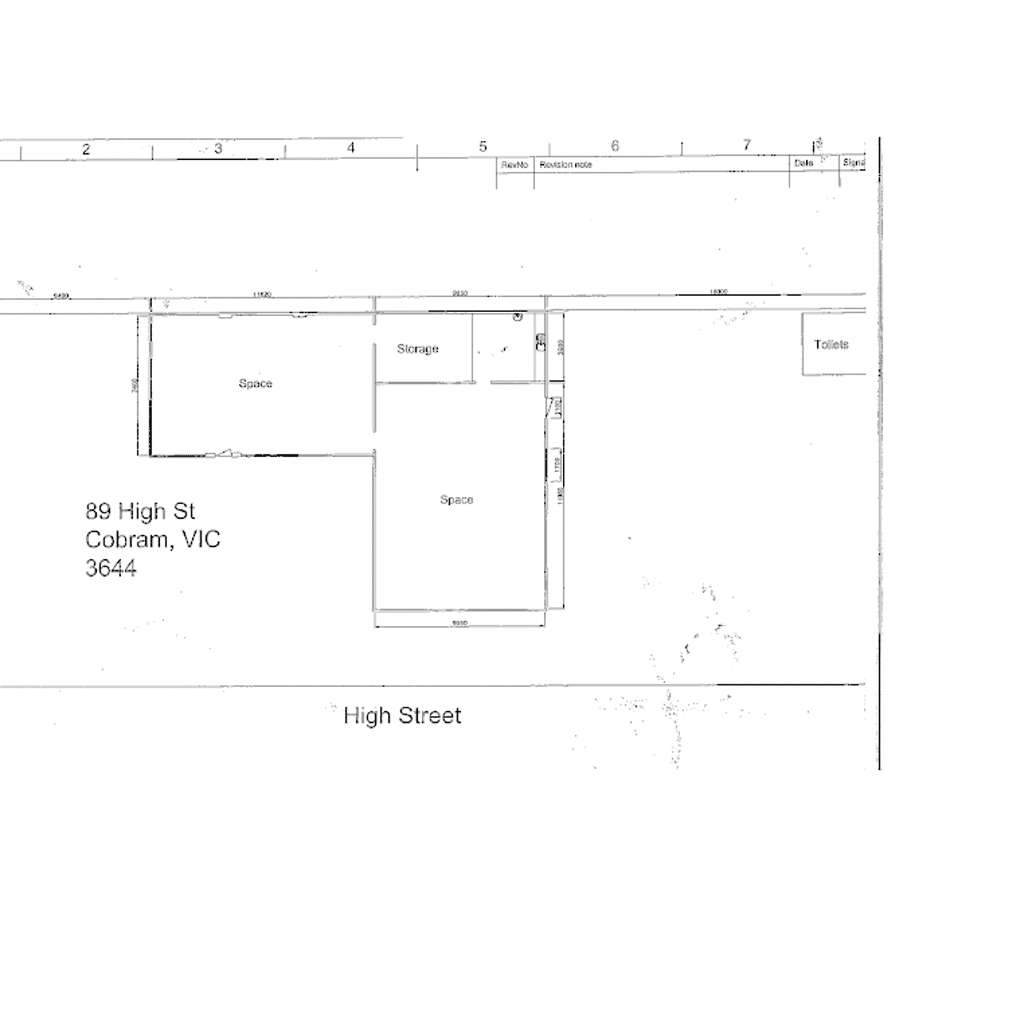 Floorplan of Homely warehouse listing, 87-89 High St, Cobram VIC 3644