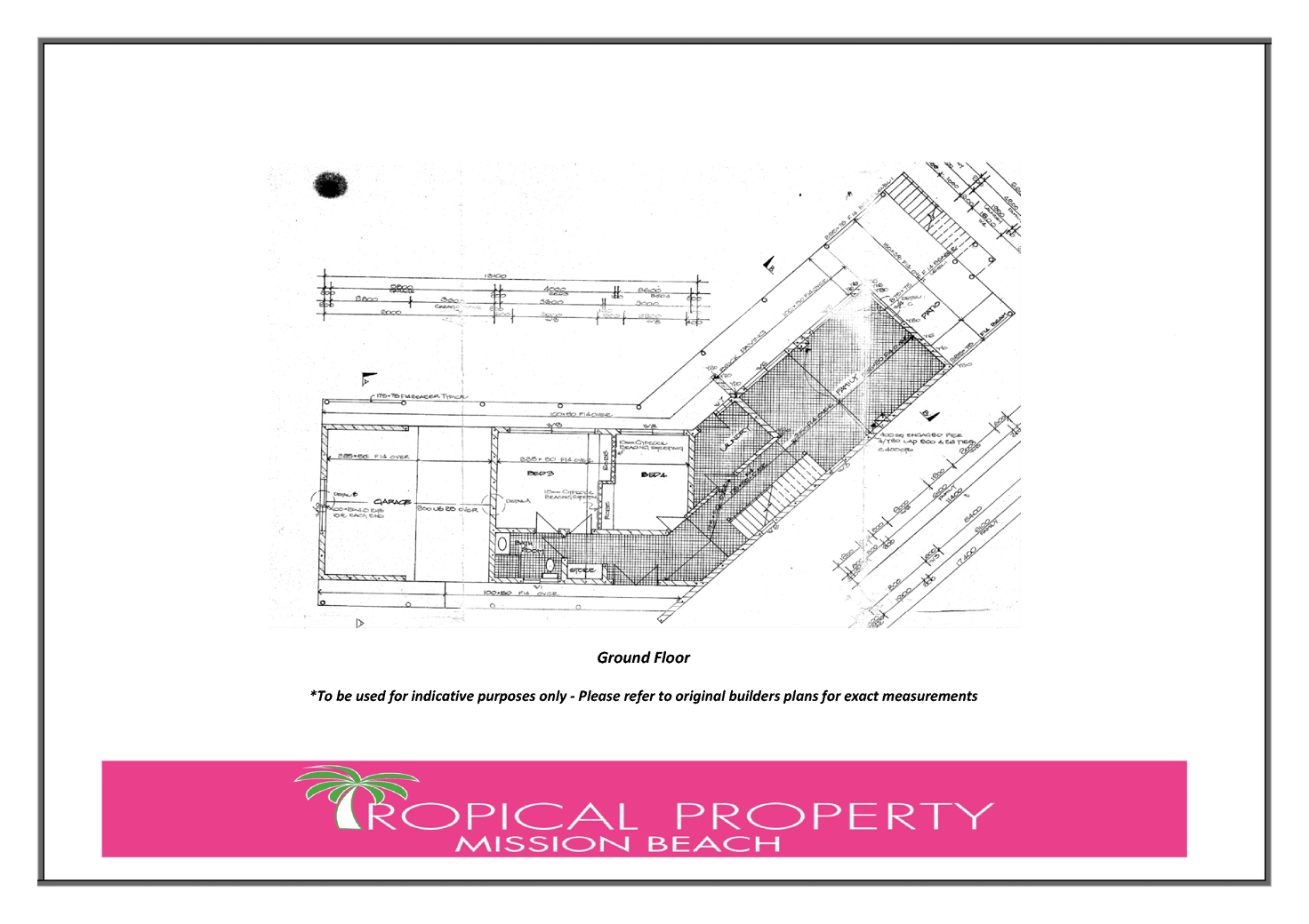 Floorplan of Homely house listing, 9 Holt Cl, Bingil Bay QLD 4852