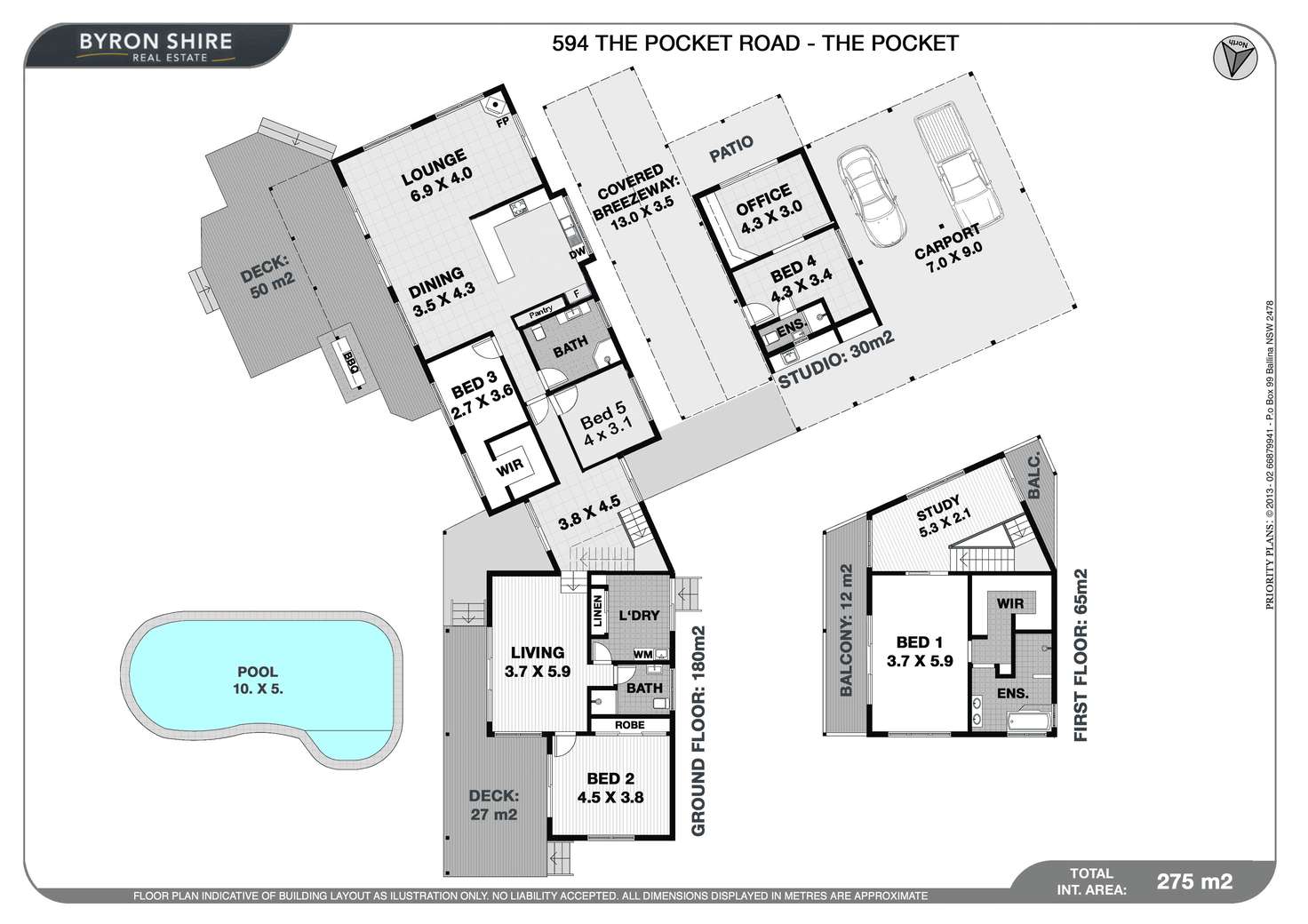 Floorplan of Homely acreageSemiRural listing, 594 The Pocket Rd, Billinudgel NSW 2483
