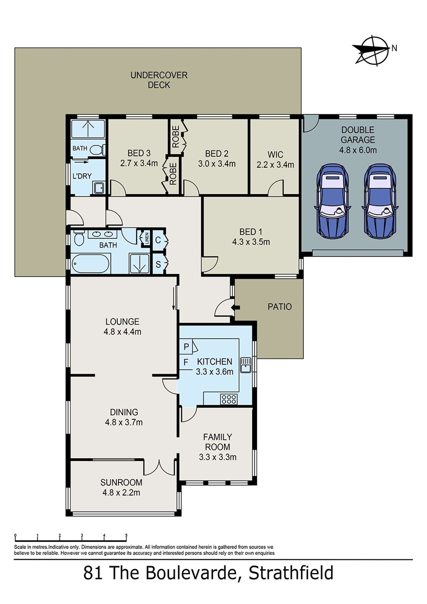 Floorplan of Homely house listing, 81 The Boulevarde, Strathfield NSW 2135