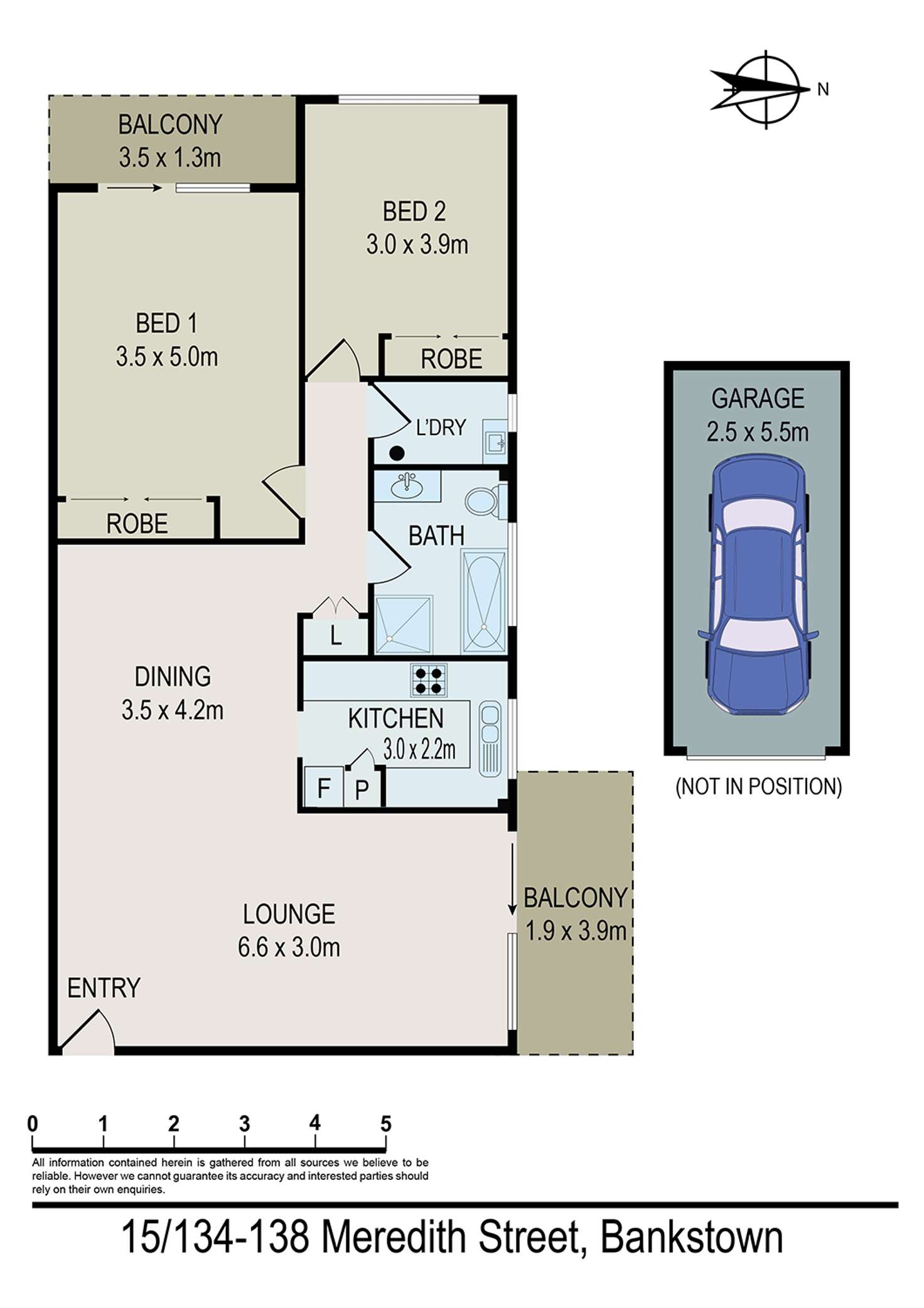 Floorplan of Homely unit listing, Unit 15/134-138 Meredith St, Bankstown NSW 2200
