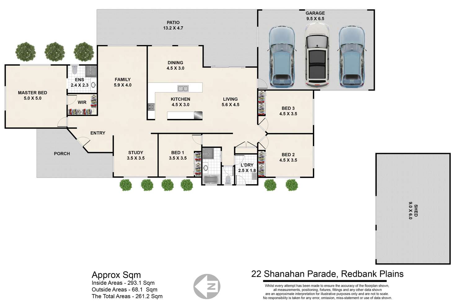 Floorplan of Homely house listing, 22 Shanahan Parade, Redbank Plains QLD 4301