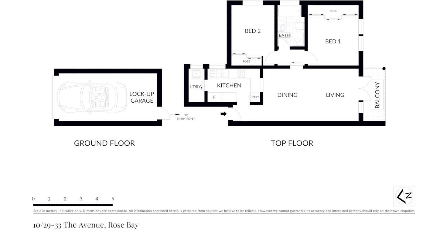 Floorplan of Homely apartment listing, Unit 10/29-33 The Avenue, Rose Bay NSW 2029