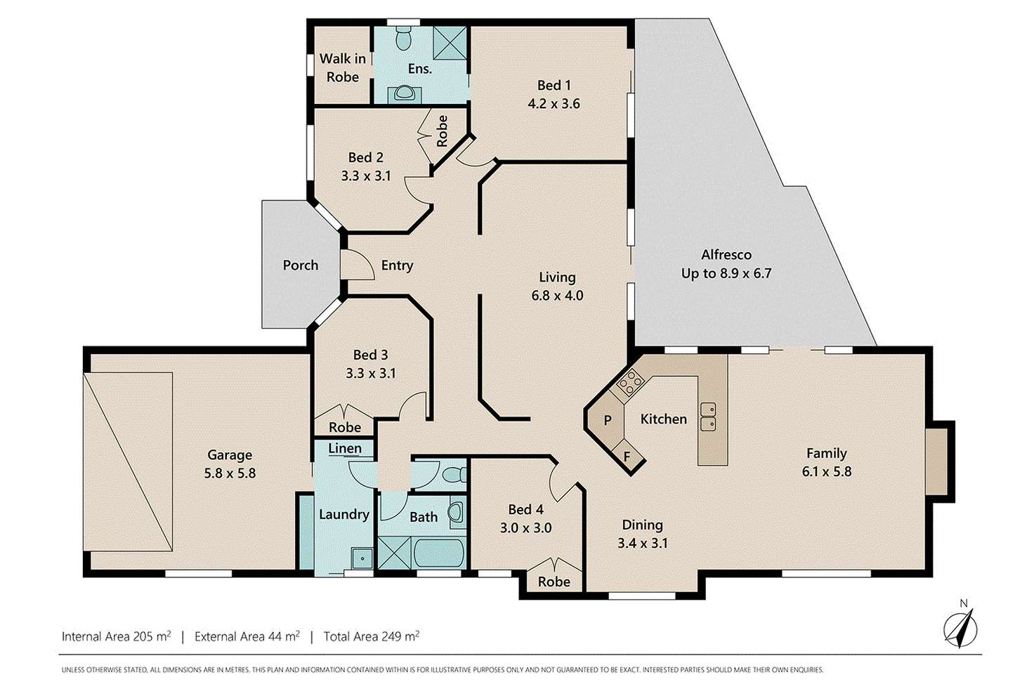 Floorplan of Homely house listing, 25 Brandella Pl, Belmont QLD 4153
