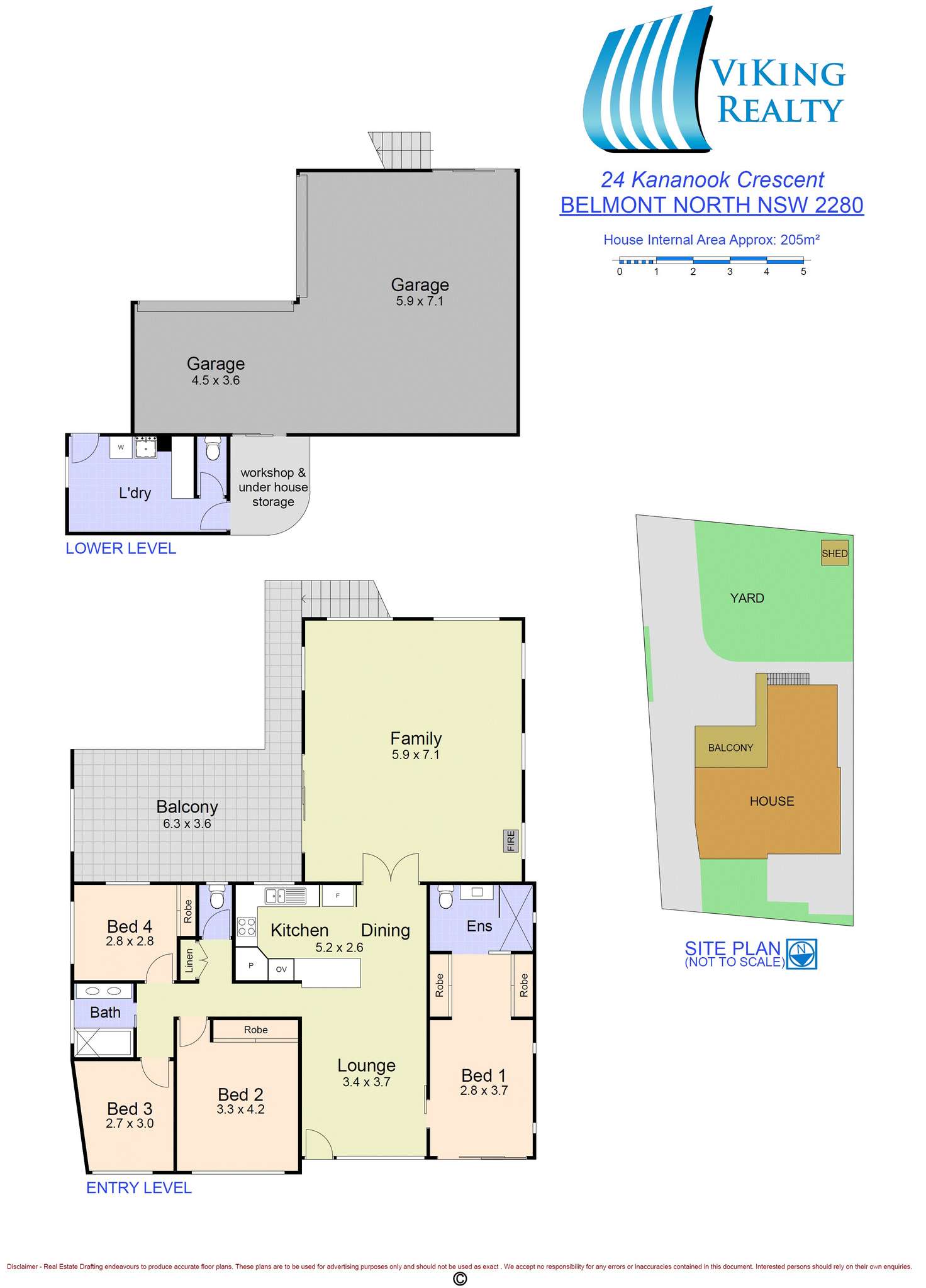 Floorplan of Homely house listing, 24 Kananook Cres, Belmont North NSW 2280