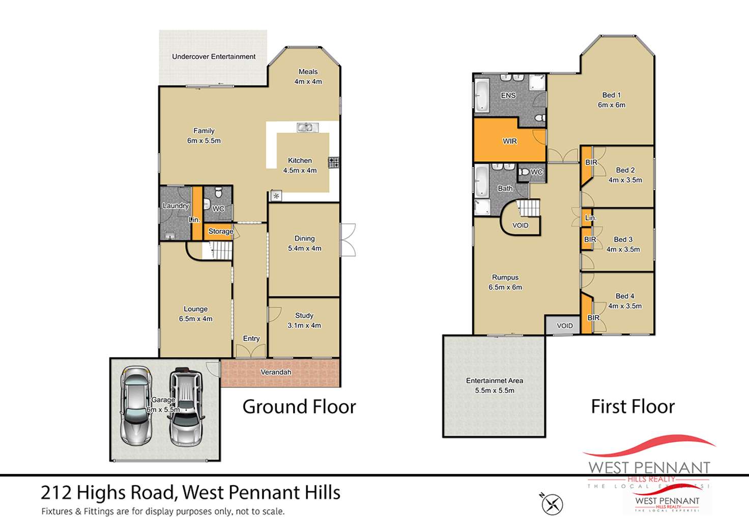 Floorplan of Homely house listing, 212 Highs Rd, West Pennant Hills NSW 2125