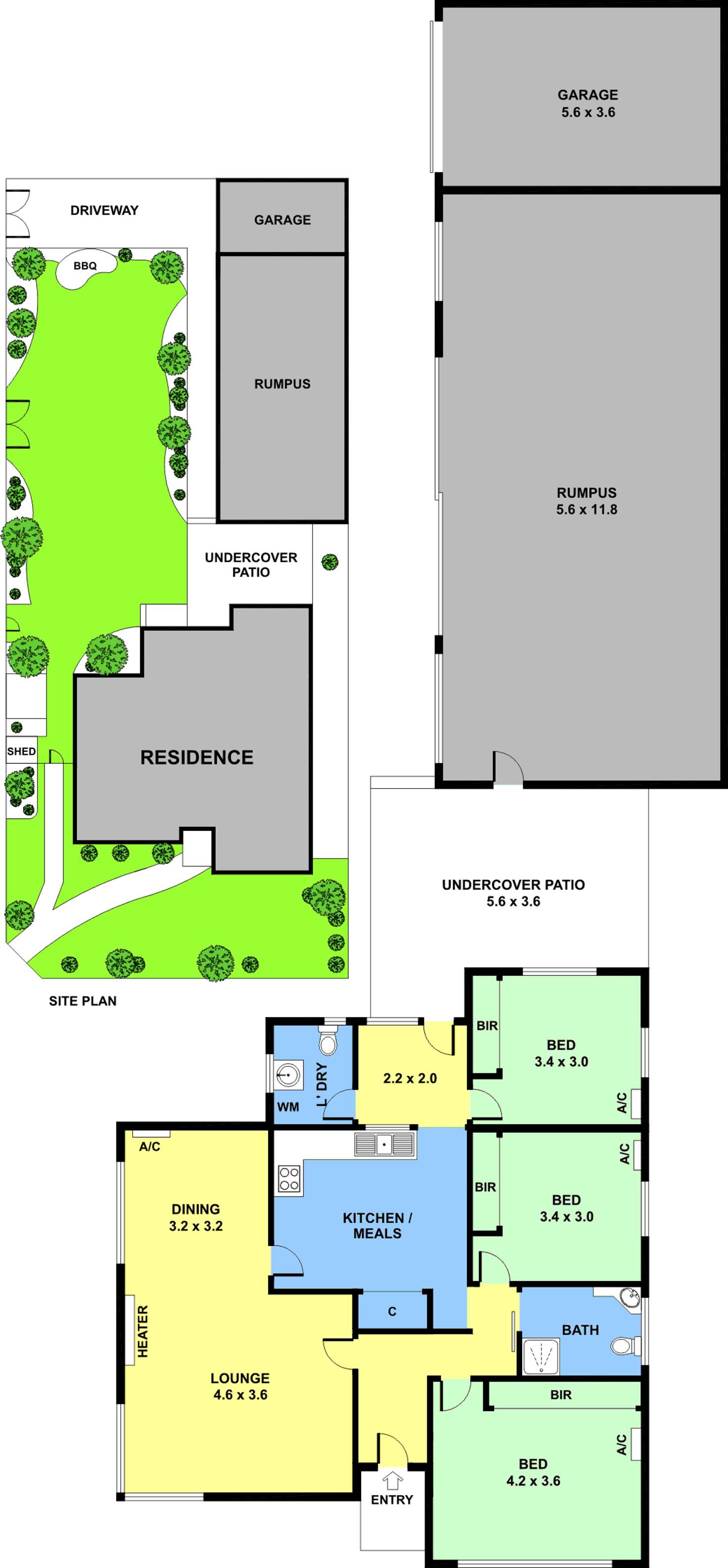 Floorplan of Homely house listing, 1 England St, Bentleigh East VIC 3165