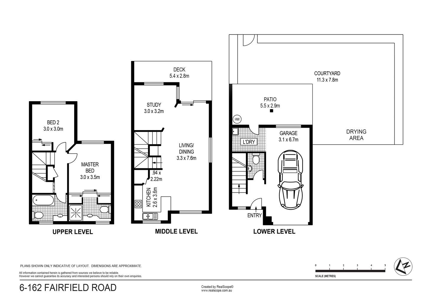 Floorplan of Homely townhouse listing, Unit 6/162-164 Fairfield Rd, Fairfield QLD 4103