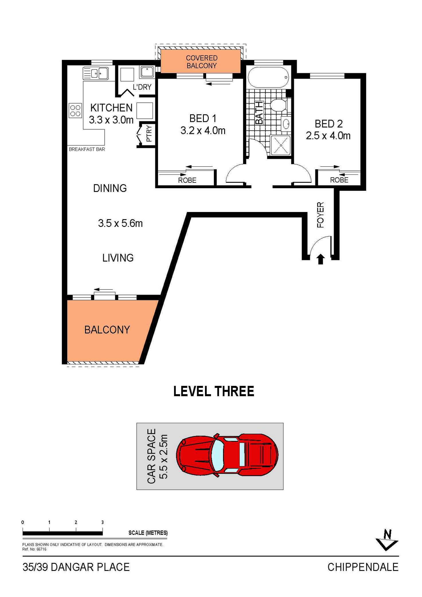 Floorplan of Homely apartment listing, 35/39 Dangar Place, Chippendale NSW 2008