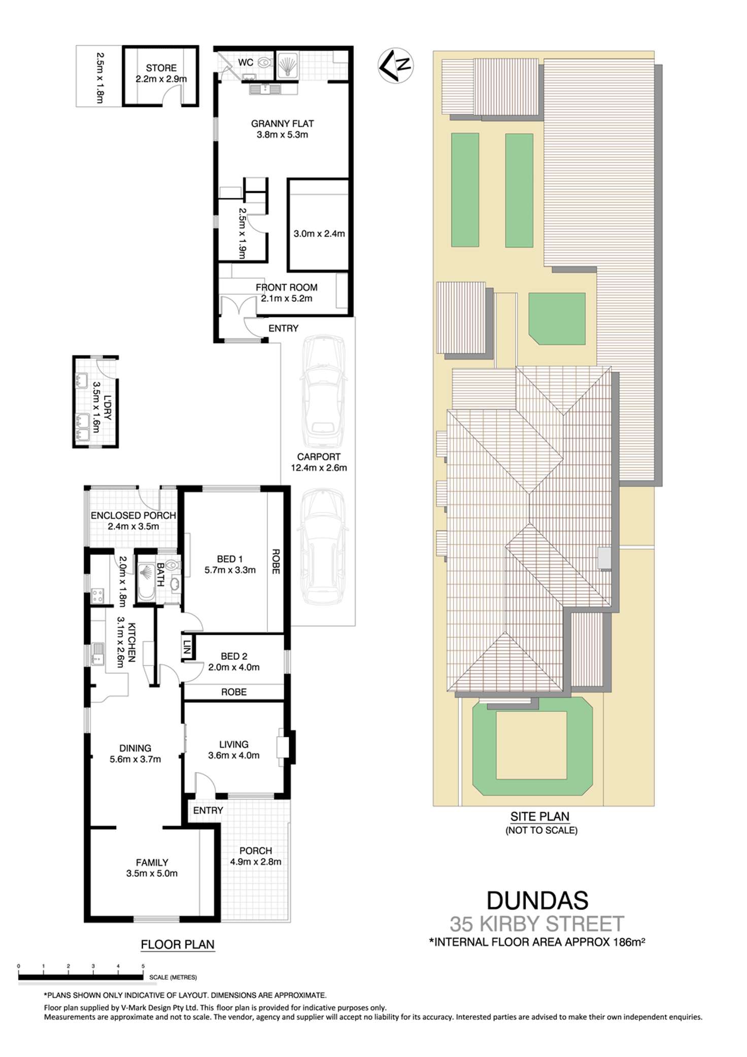 Floorplan of Homely house listing, 35 Kirby St, Rydalmere NSW 2116