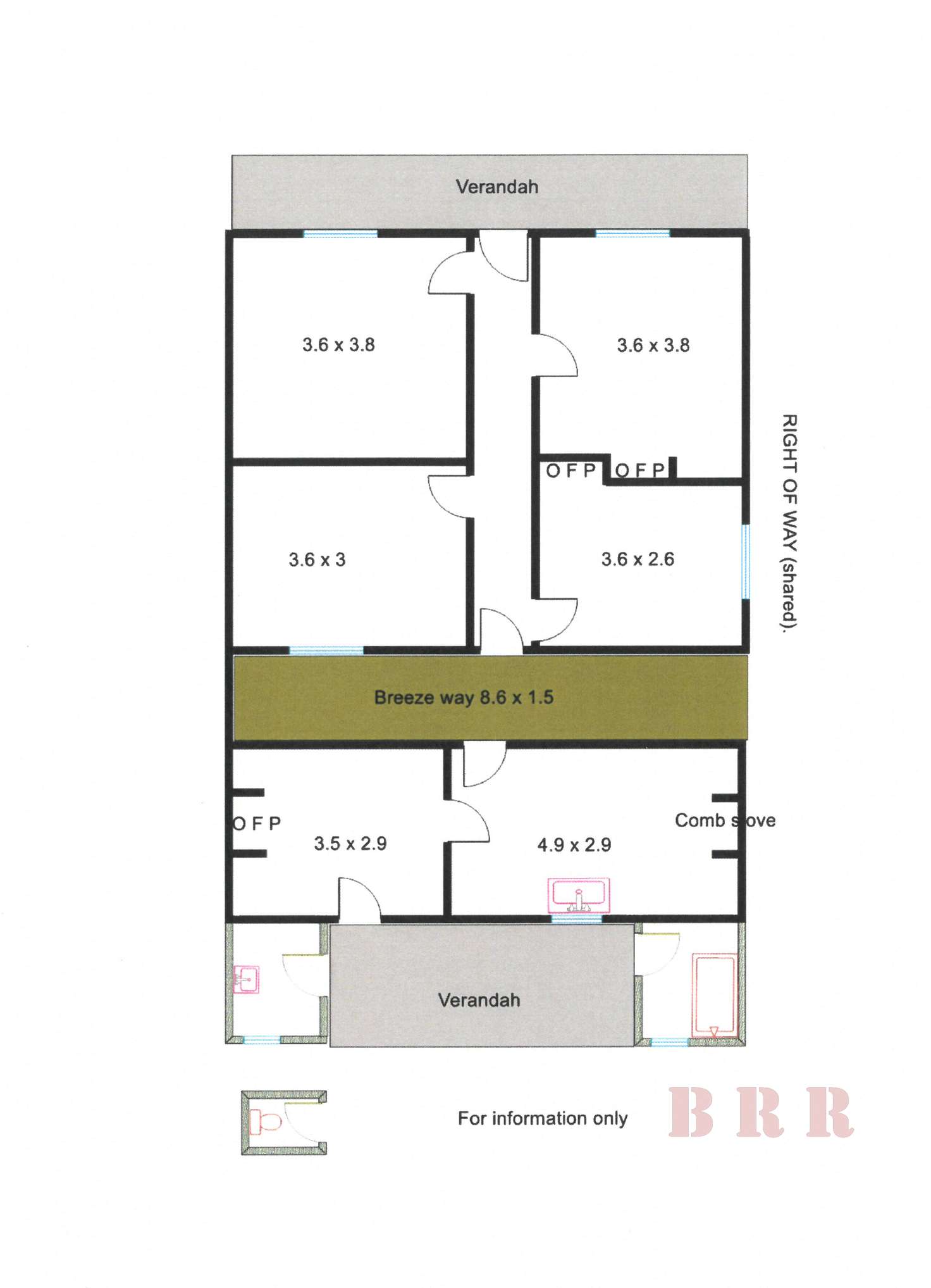 Floorplan of Homely house listing, 35 Benalla St, Benalla VIC 3672