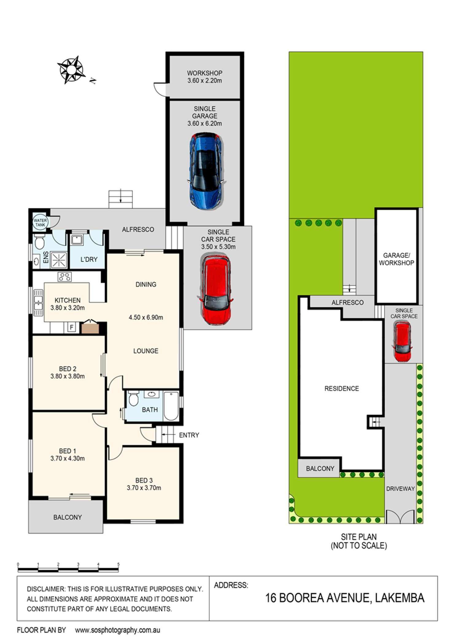 Floorplan of Homely house listing, 16 Boorea Ave, Lakemba NSW 2195