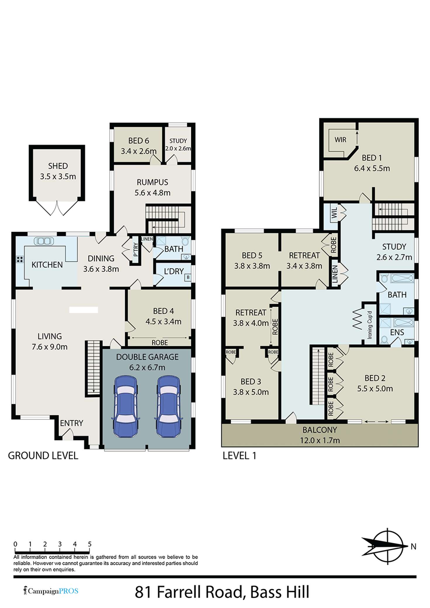 Floorplan of Homely house listing, 81 Farrell Rd, Bass Hill NSW 2197